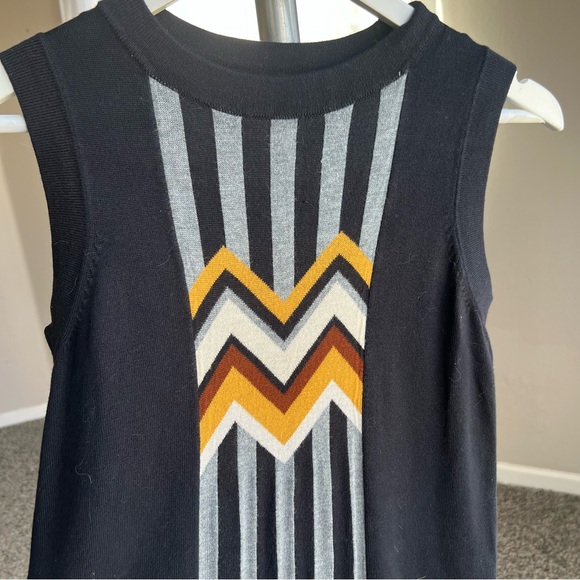 Missoni for Target Black Dress with Gold and Silver Chevron - Picture 5 of 9
